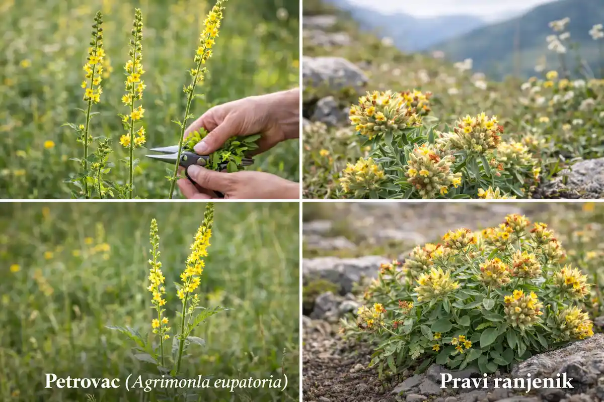Petrovac ranjenik biljka veza i razlike