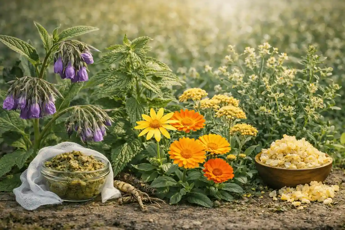 biljke za kožu, vanjska primjena