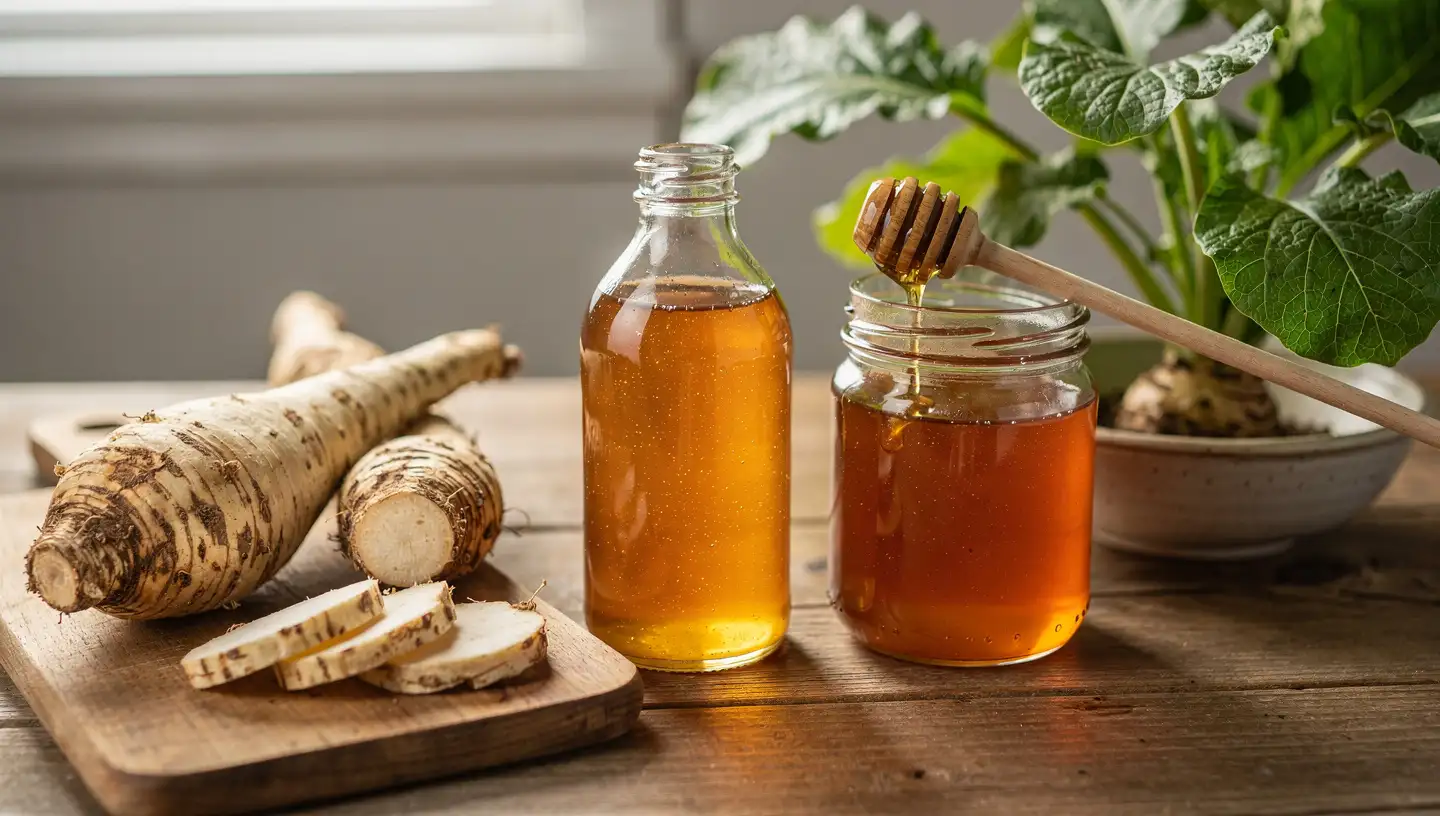 Sirup od hrena s medom za kašalj