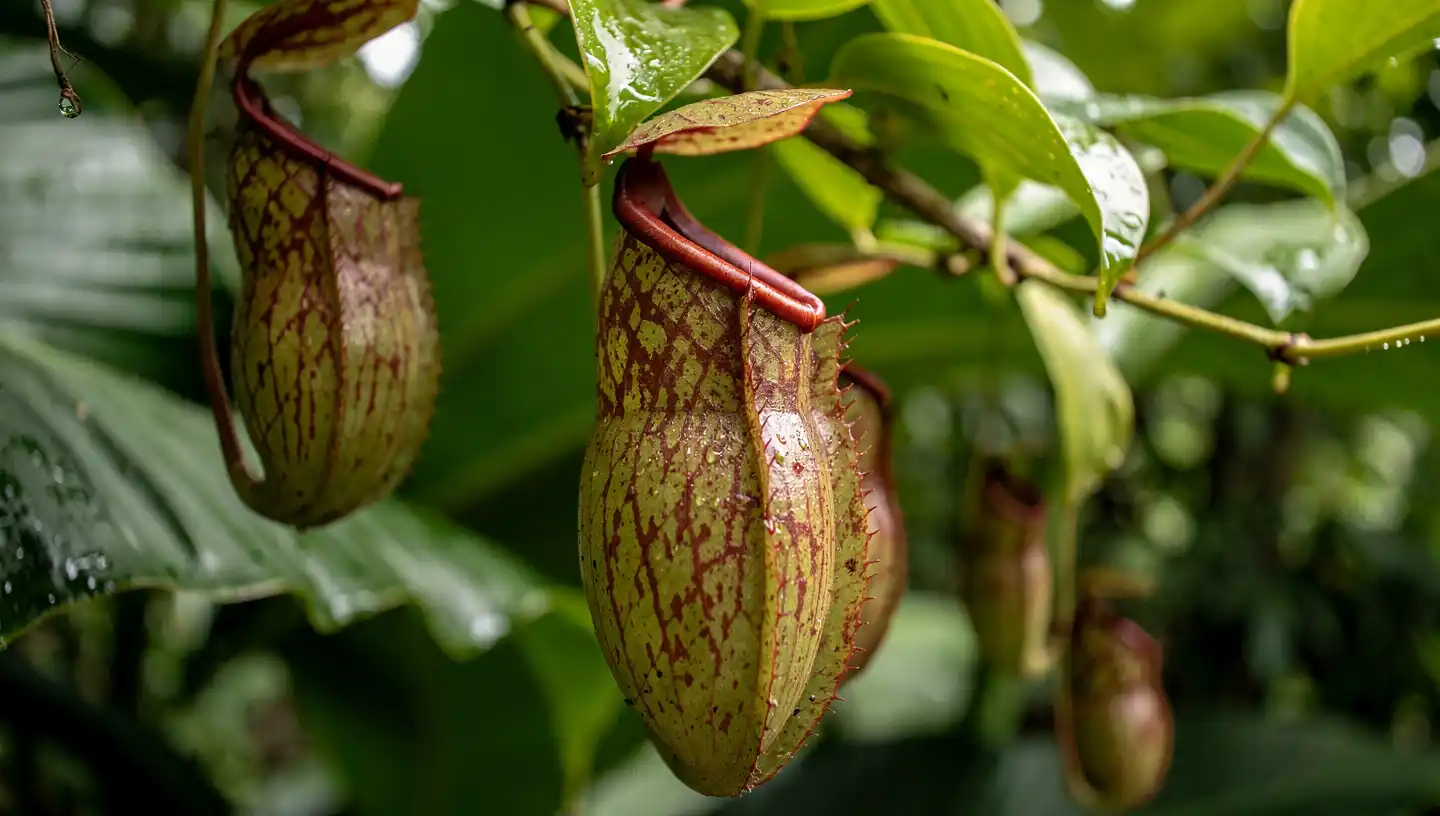 Vrčasti grm (Nepenthes) - tropski vrčevi