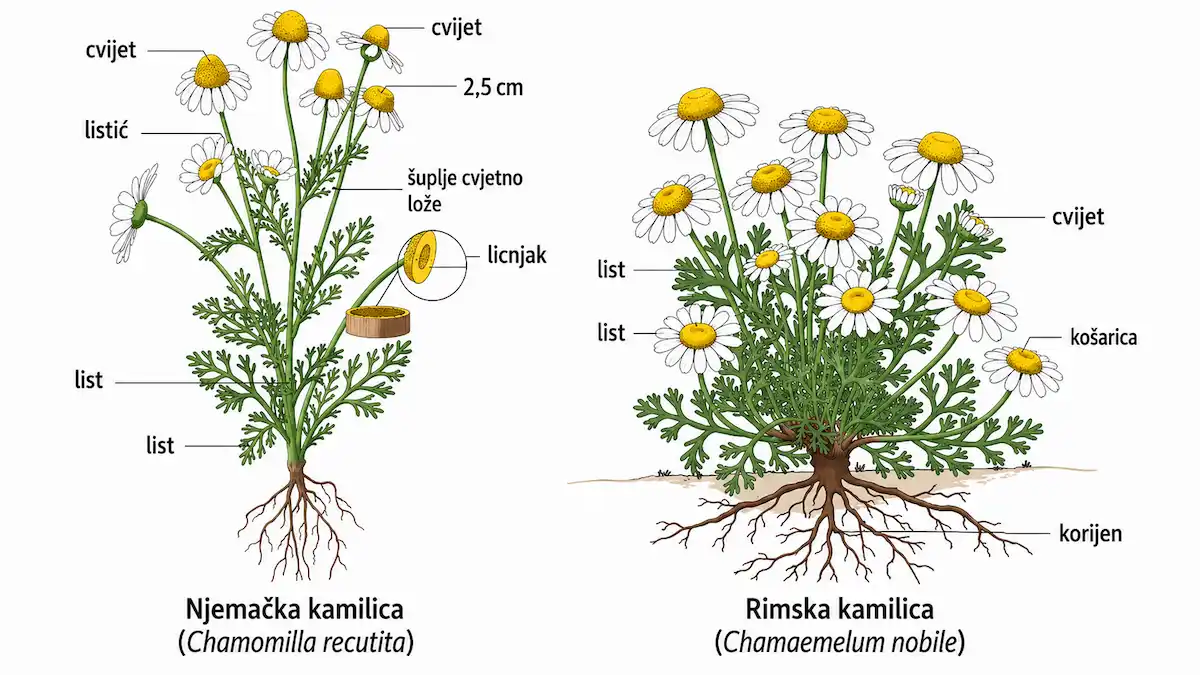 Kako izgleda kamilica i koje su vrste