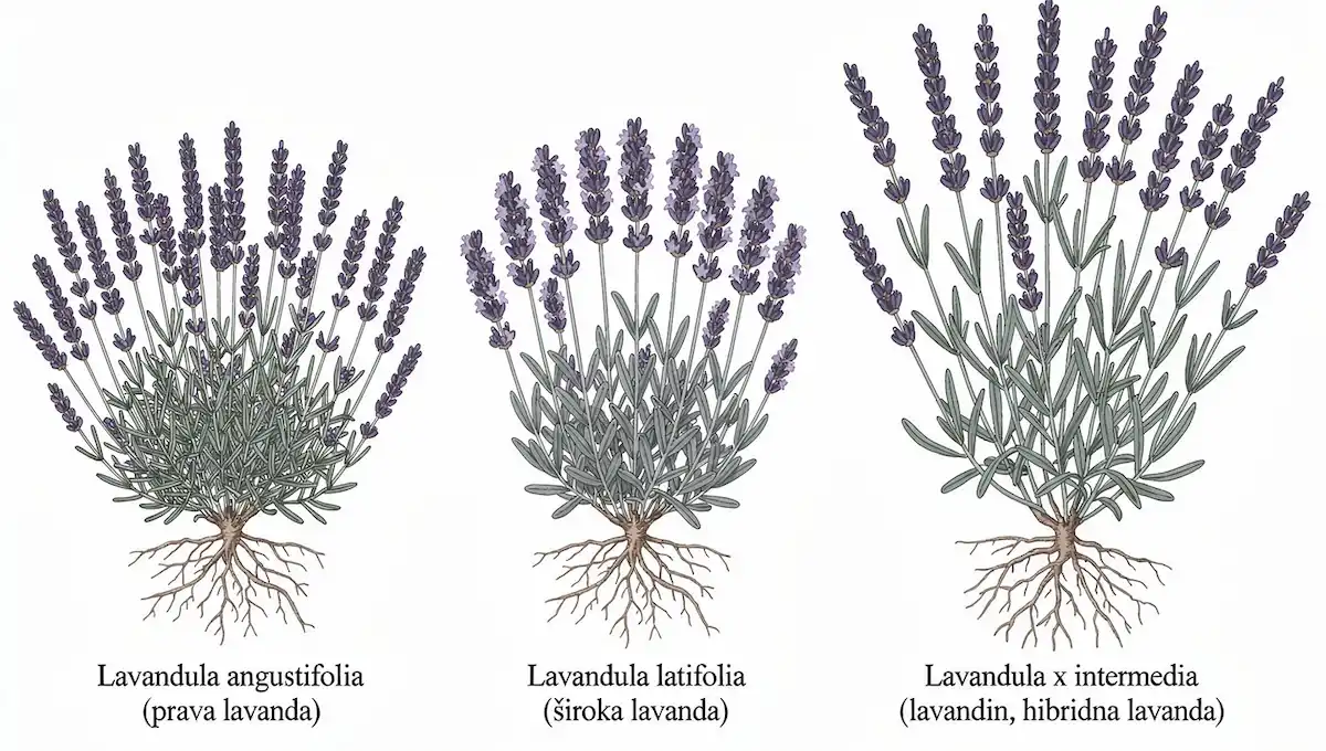 Lavanda vrste