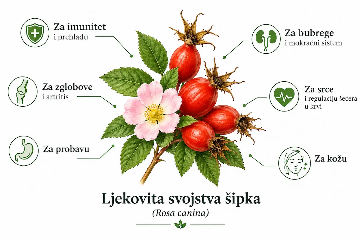Ljekovita svojstva šipka